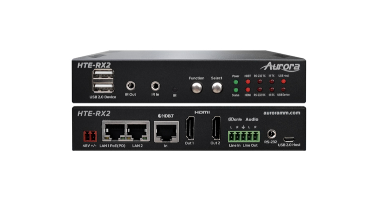 Aurora Ships HDBaseT 2.0 HT​ Series​ ​Transmitters and Receiver