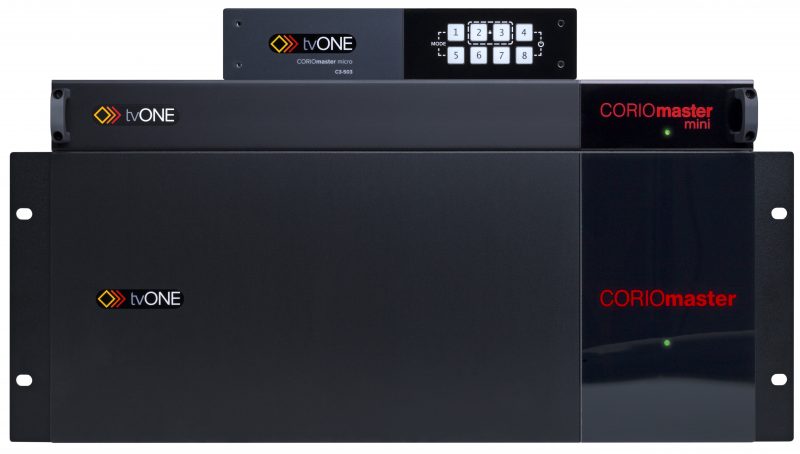 tvONE showcases enhanced CORIO®master at InfoComm 2019