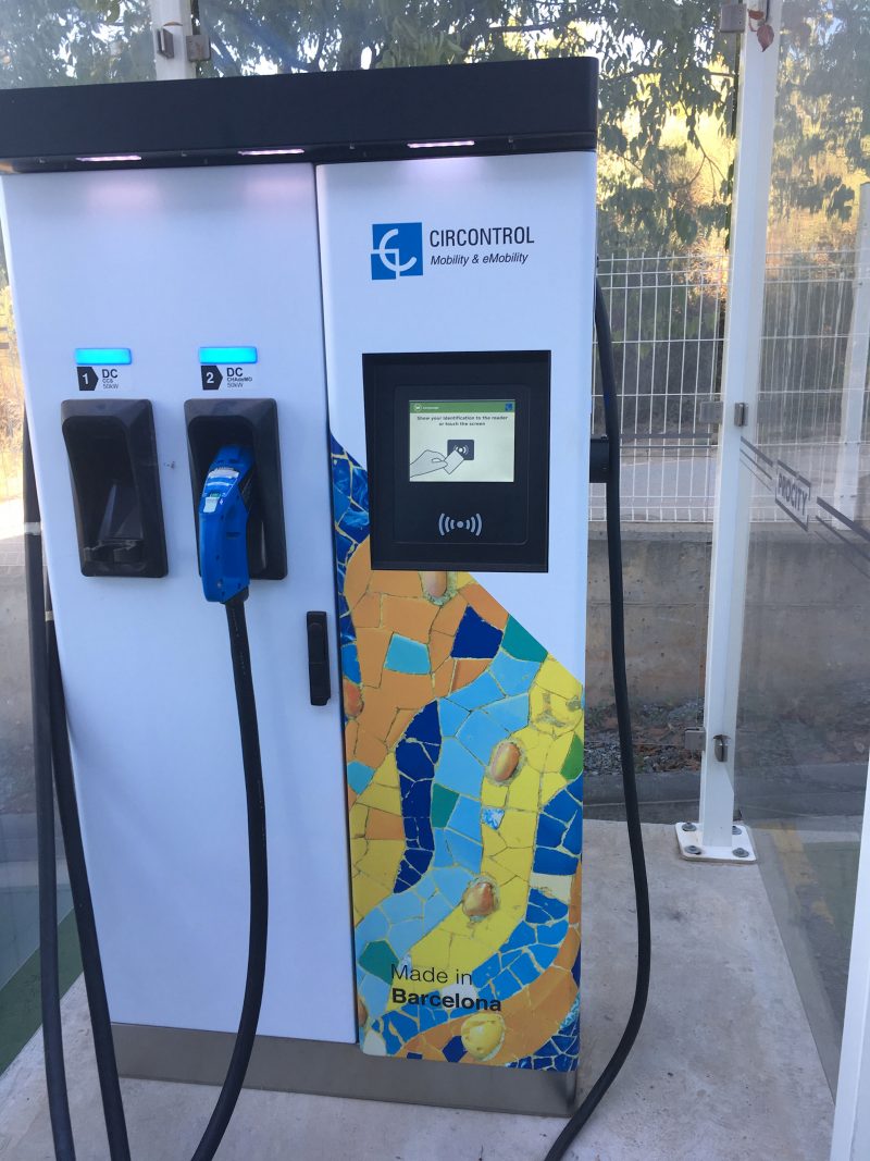 Ultra-fast electric vehicle charging stations incorporate Zytronic touch technology for rugged user-friendly interface