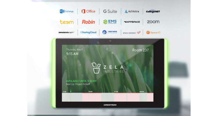 Crestron Updates Room Scheduling Platform