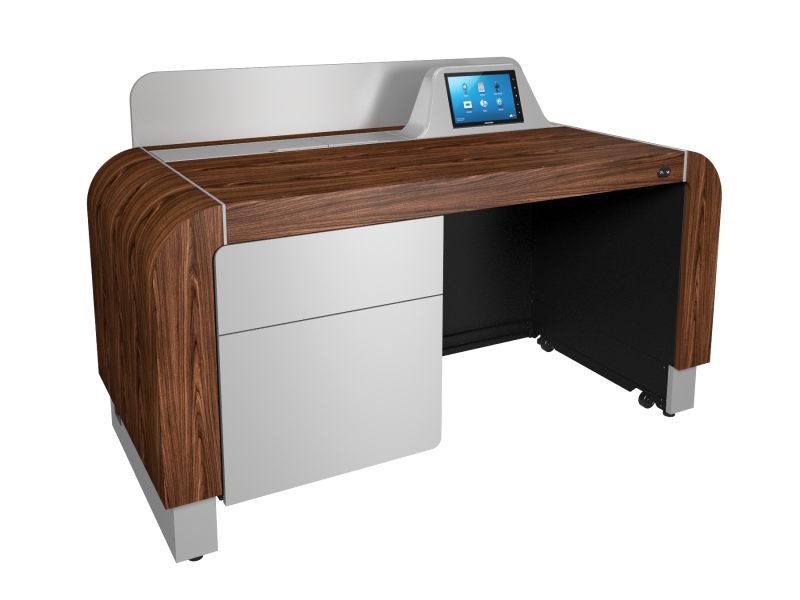 Middle Atlantic Now Shipping Height-Adjustable, ADA-Compliant L7 Series Lectern