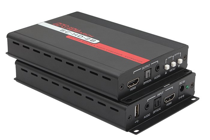 4K HDMI Scaler & Audio Embedder / Extractor SC-HD-2B from Hall Research