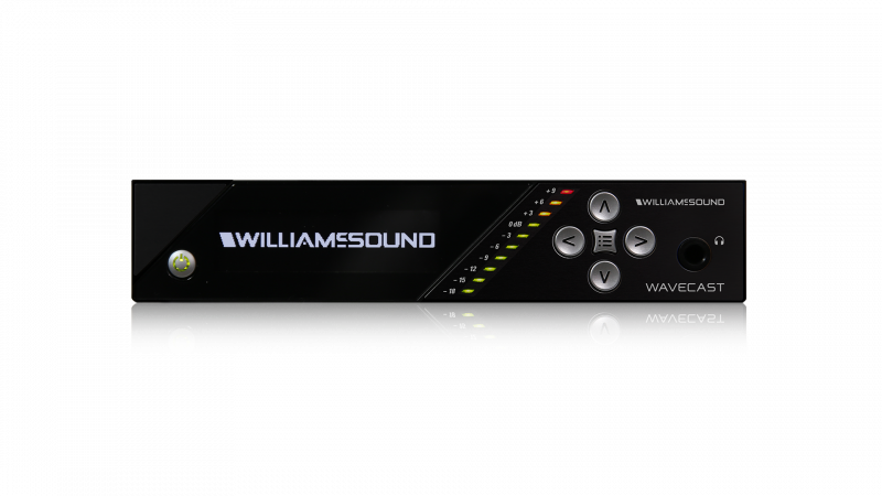 NEW From Williams Sound: The WaveCAST Dante Assistive Listening System