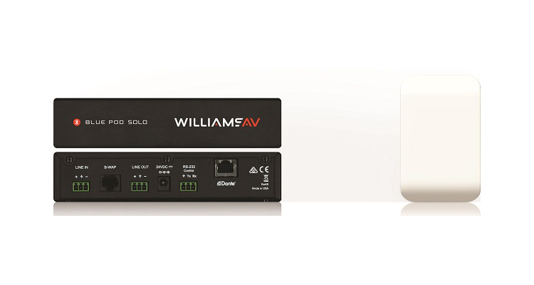 The Williams AV BluePOD Solo Dante System Ships