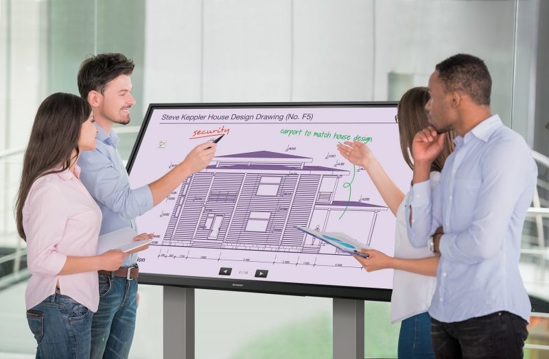 Sharp Launches Next Generation 4K Aquos Board Interactive Display Systems