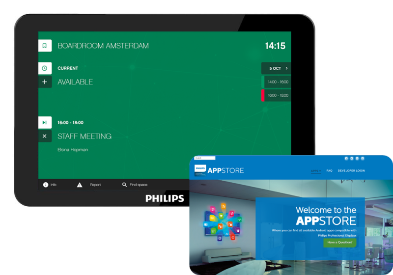 Philips Professional Display Solutions announces GoBright compatibility for enhanced meeting room management capabilities