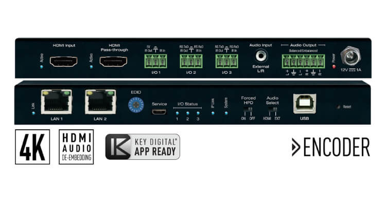 Key Digital Debuts KD-IP1022 AV-Over-IP System for Command and Control Market