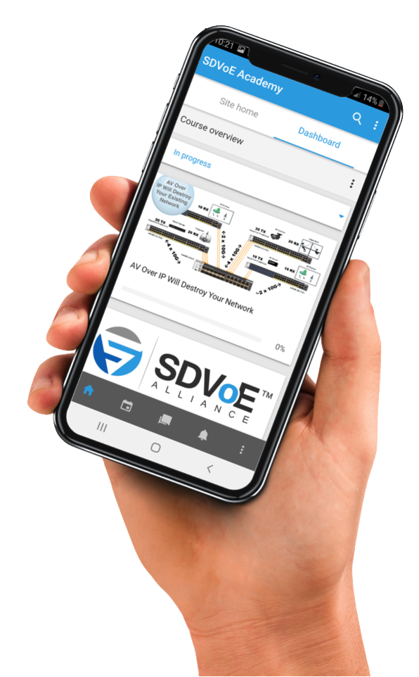 SDVoE Academy Mobile App Launches