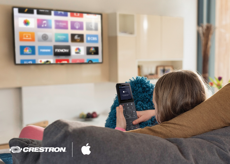Crestron Smart Home Delivers Even More Lifestyle-Changing Enhancements with New Support for Apple TV