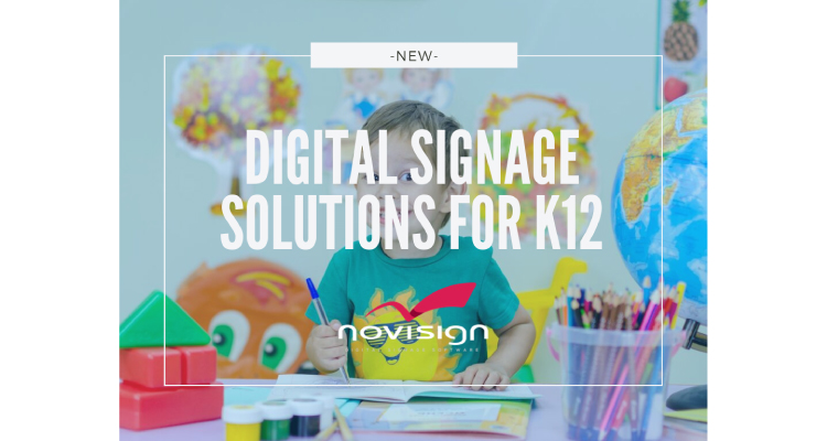 K-12 Version of NoviSign Digital Signage Offers Free Trial Option