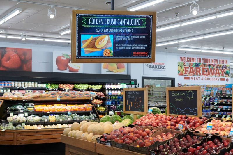 LG Digital Signage Soon To Enhance The Shopping Experience at all 125 FAREWAY Grocery Stores