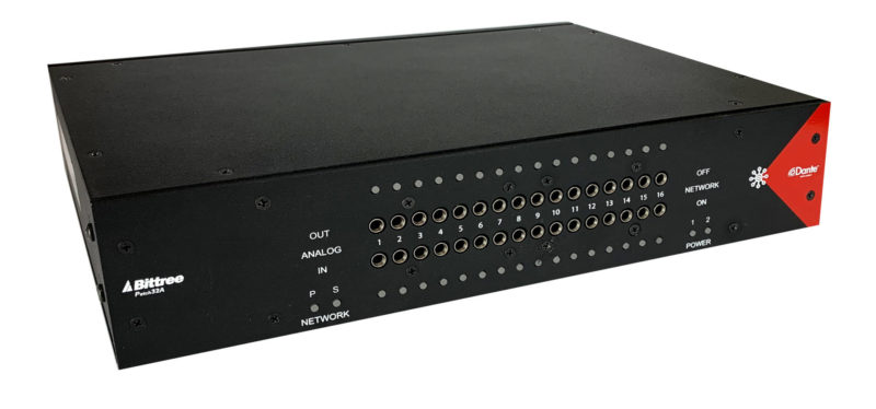 Bittree Unleashes Award-Winning Patch32A Dante-Enabled Audio Patchbay