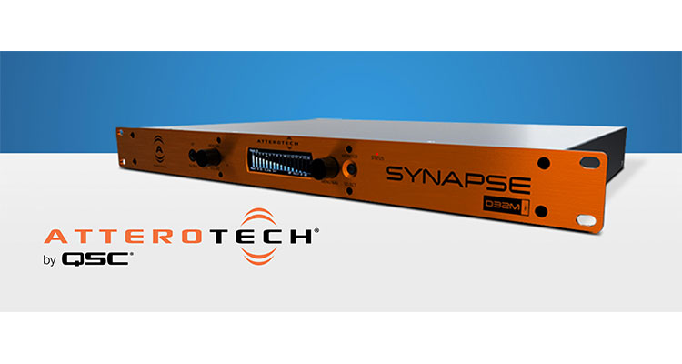 QSC Now Shipping Attero Tech Synapse D32Mi