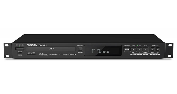 TASCAM BD‑MP1 Blu-ray Player and RC-1800 Remote Control Introduced