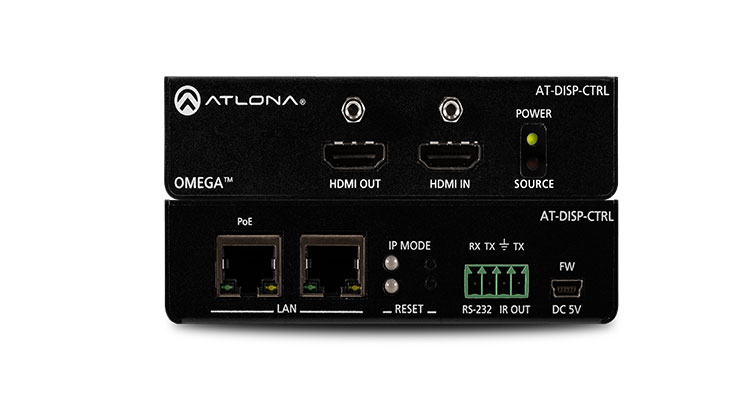 New Atlona AT-DISP-CTRL BYOD Controller Ships