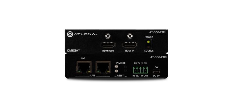 Atlona Launches Standalone Display Control System to Automate Meeting Spaces