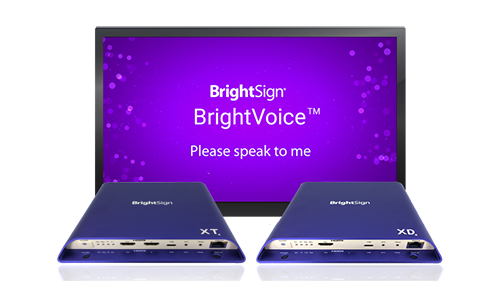 BrightSign Unveils Voice-activated Digital Signage Capabilities, Announces First CMS Integration of Innovative New Solution