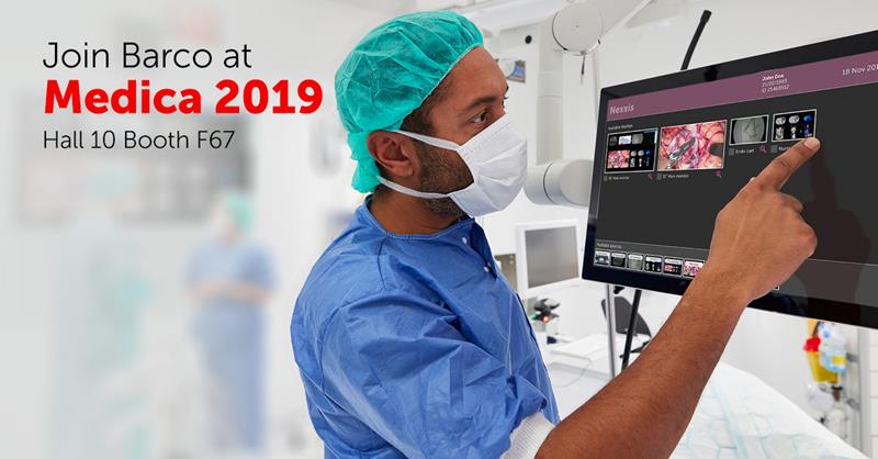 Barco reveals Insights for the Digital OR at Medica 2019