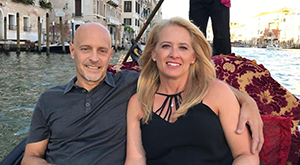 Beth and Fred Bargetzi in Venice