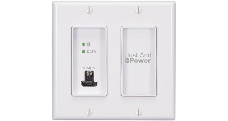 Just Add Power Ships HDMI AV-Over-IP Wall Plate