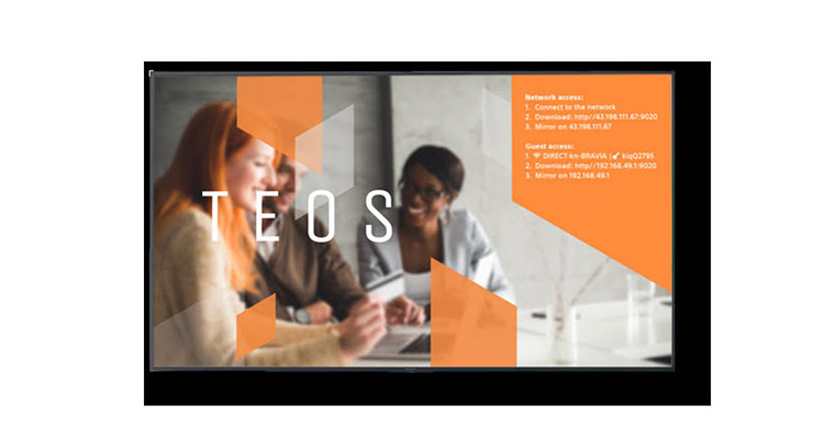 Sony Electronics Introduces TEOS Workplace Management Solutions