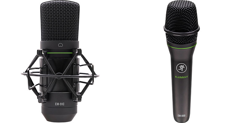 Mackie Enters Microphone Market, Intros EleMent Series