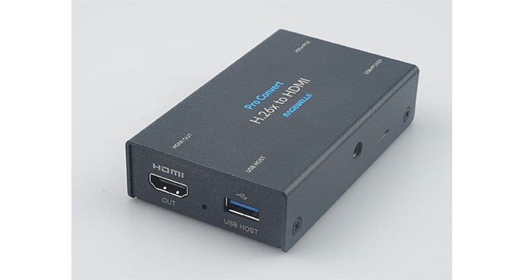 Magewell Debuts 1080p Pro Convert H.26x to HDMI H.265 Streamer