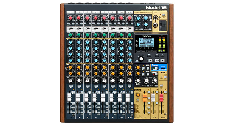 TASCAM Ships Model 12 Audio and Multimedia Production Switcher