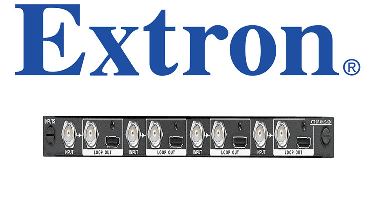 Extron Announces New XTP Input Board that Supports 12G-SDI Data Rates