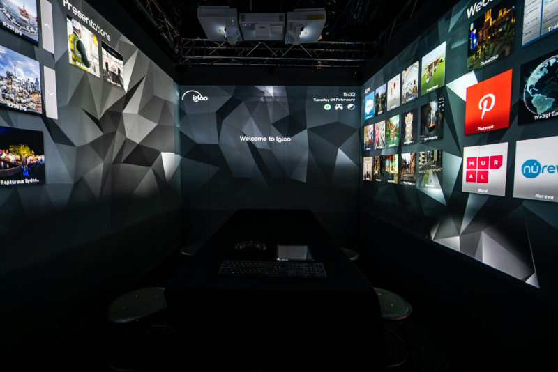 AVI-SPL and Igloo Vision showcase a new immersive workspace solution at ISE