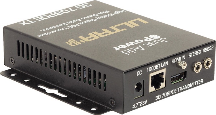 Just Add Power Announces Release of 3G 708POE Transmitter