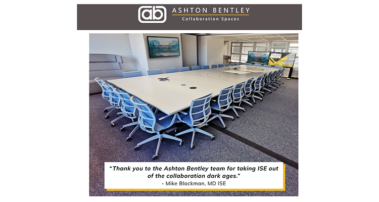 Mike Blackman of ISE Endorses Ashton Bentley Collaboration Products