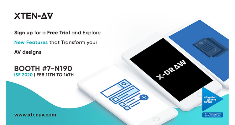 XTEN-AV Adds New AV System, X-DRAW to Cloud-Based Platform