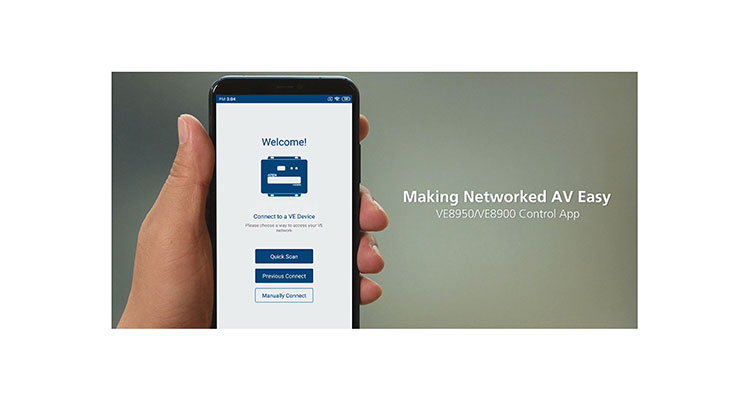 ATEN Technology Intros ATEN VE8950/VE8900 Control App