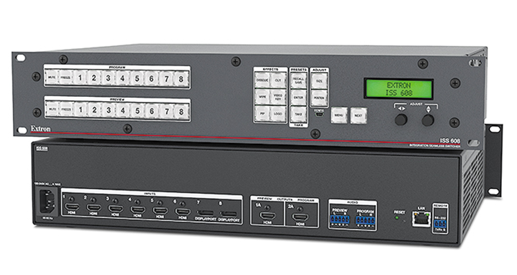 Extron Announces Eight-Input Seamless Dynamic Presentation Switcher/Scaler