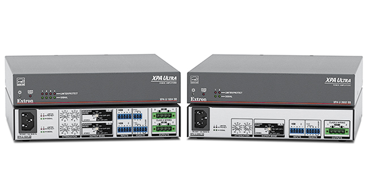 Extron Adds Two New Audio Power Amplifiers