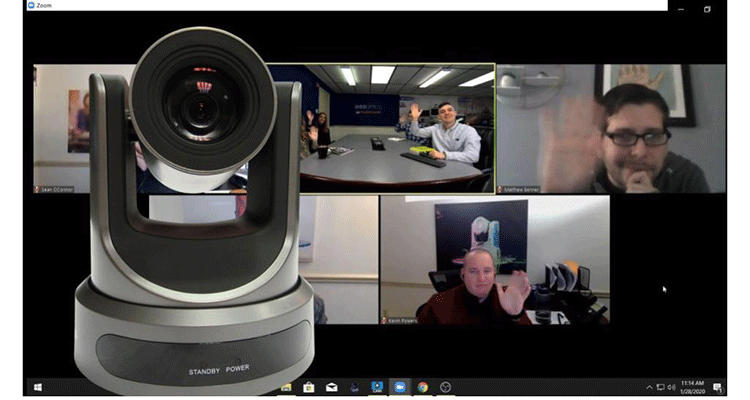 Remote PTZ Camera Control in Zoom For HuddleCamHD Cameras 2