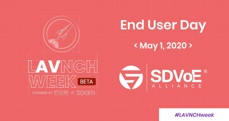 SDVoE Alliance Partnering on LAVNCH WEEK, Sponsoring End User Day