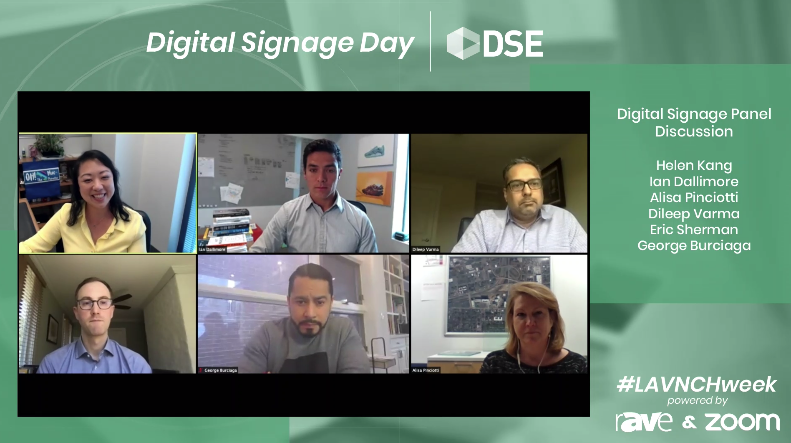 LAVNCH WEEK DS Day Panel, “Leveraging Digital Signage in Times of Crisis” — The Blog Version