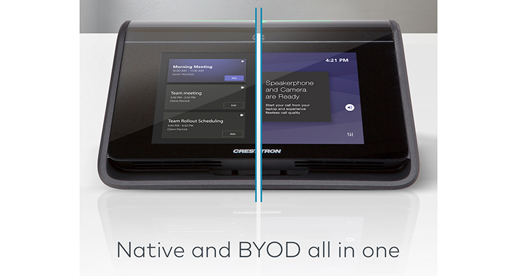 Crestron Adds Crestron Flex MX, a New UCC Appliance for BYOD or Native Microsoft Teams, Zoom Rooms