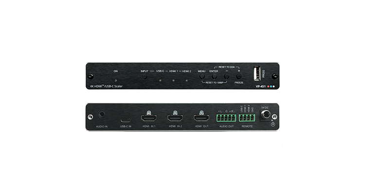 Kramer Electronics Releases 18G-Capable 4K Digital Scaler for HDMI and USB-C