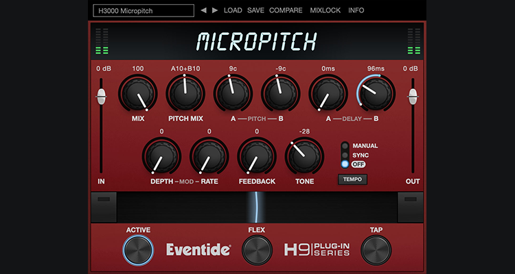 Eventide Releases MicroPitch Dual-Voice Shifter Plug-In for Mac and PC