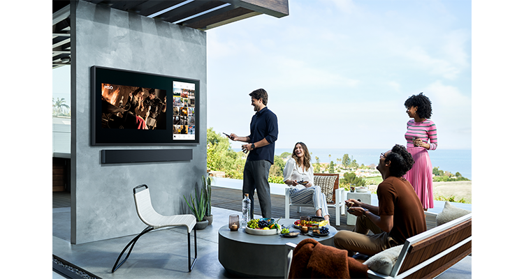 Samsung Introduces Terrace, Its First Outdoor 4K QLED TV and Accompanying Sound Bar