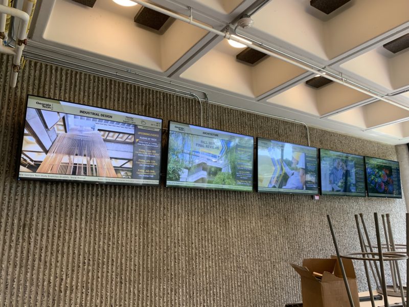 Digital Signage Solutions from BrightSign and 22MILES Help Improve Campus Connectivity at Georgia Tech University
