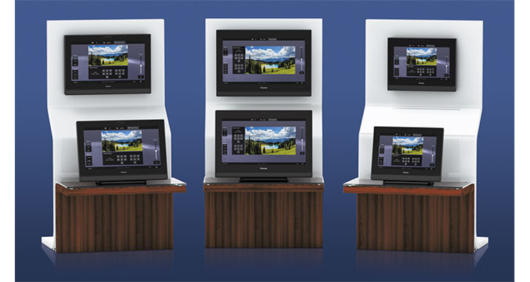 extron new series touch panels