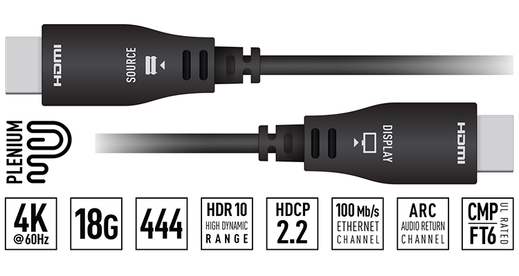 key digital HDMI plenum cables