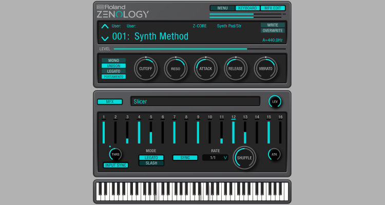 Roland Intros ZENOLOGY Software Synthesizer Plug-in