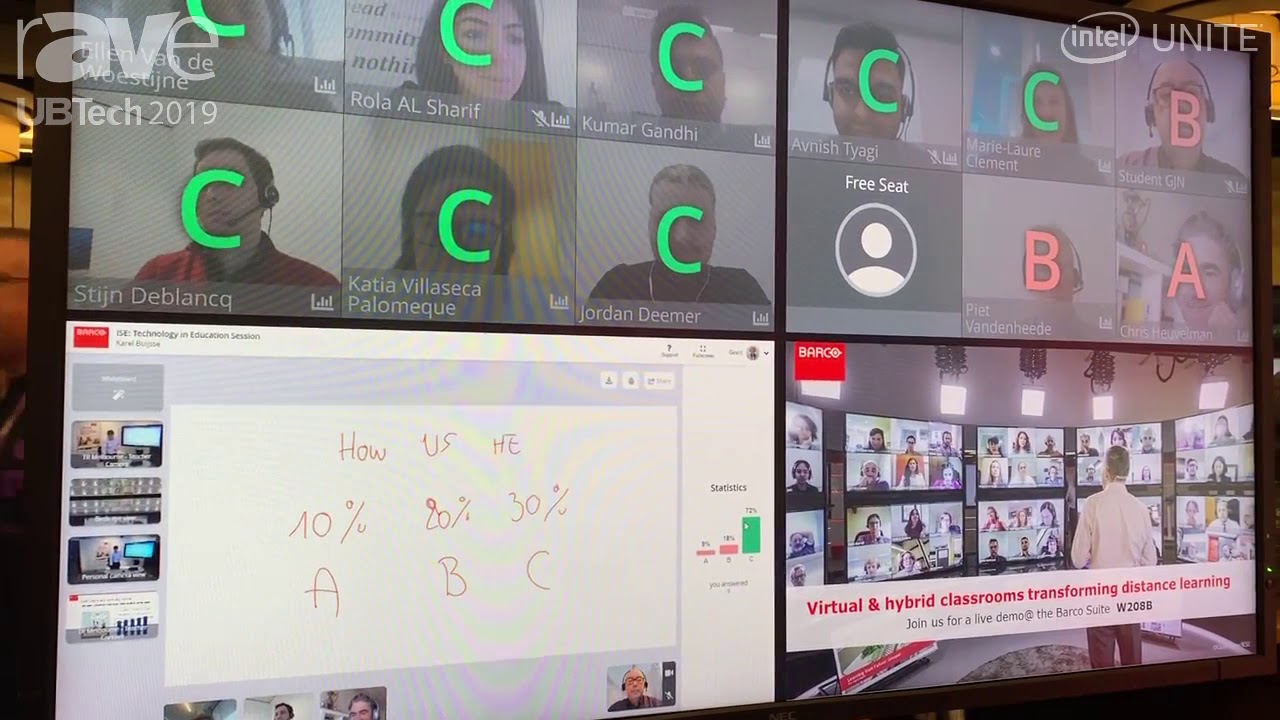 Barco weConnect via rAVe video