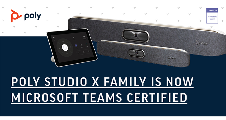 Plantronics and Poly Now Offer Microsoft Teams Natively on the Studio X Video Bars