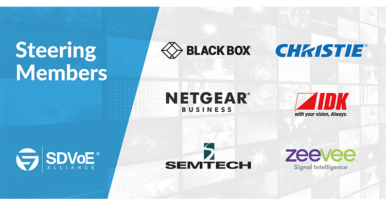 Black Box and IDK Corporation Join SDVoE Alliance Founders Christie, NETGEAR, Semtech and ZeeVee as Steering Members